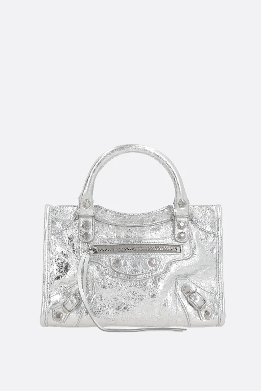 Le City mini handbag in Arena leather