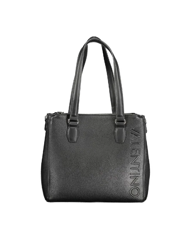 Valentino Bags Polyethylene Handbag with Multiple Compartments and Adjustable Straps