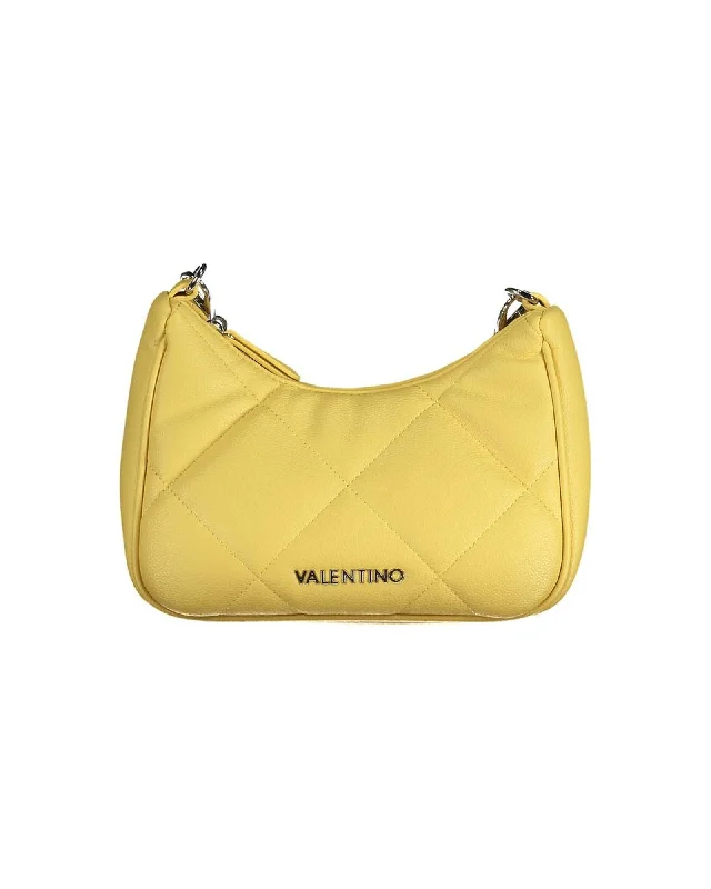 Valentino Bags  Small Quilted Chain Bag Yellow