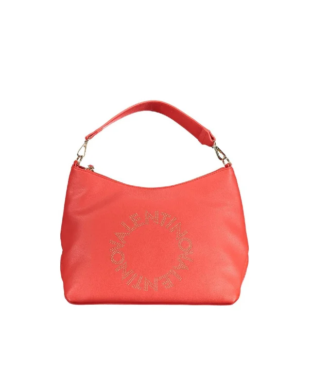 Valentino Bags  Red Circle Logo Handbag