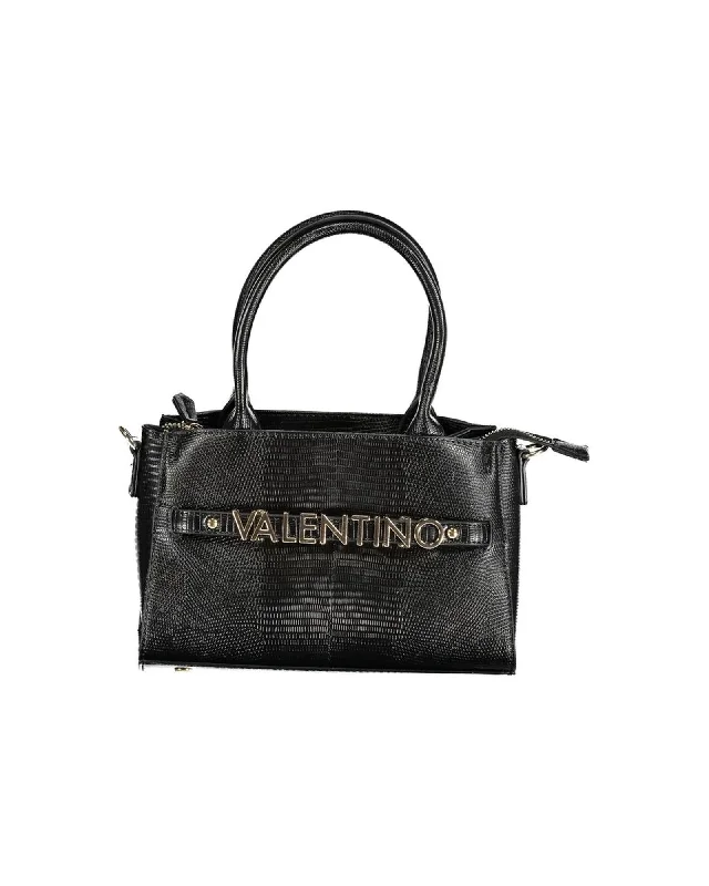 Valentino Bags Polyethylene Handbag with Adjustable Strap and Multiple Compartments