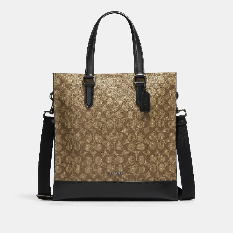 Coach Outlet Graham Structured Tote In Signature Canvas