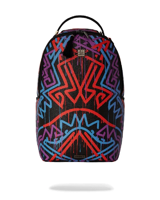 Sprayground Backpack Ai TRIBAL PATTERN DLXSV BACKPACK