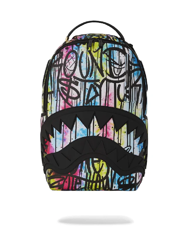 Sprayground Backpack GRAFFITI SHARKMOUTH THROWS DLXSV BACKPACK