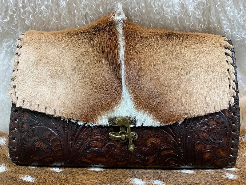 Juan Antonio Brown Antelope Shoulder Bag