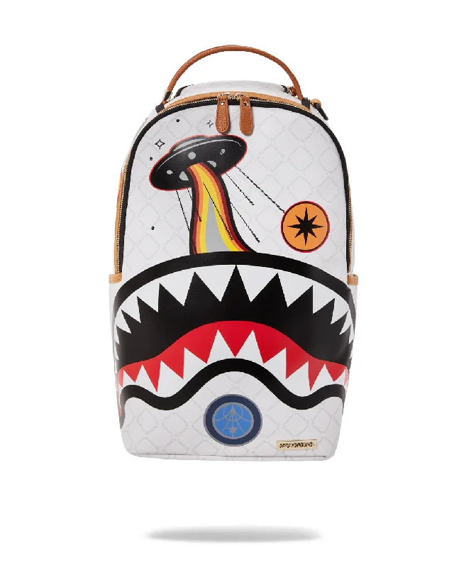 Sprayground Backpack ALIEN RICH BACKPACK White