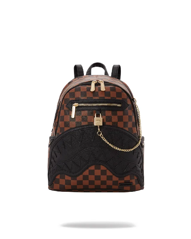 Sprayground Backpack HENNY SIP LOCK SAVAGE Brown