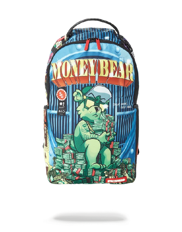 Sprayground Backpack MONEY BEAR THE MONEYSHOT Green