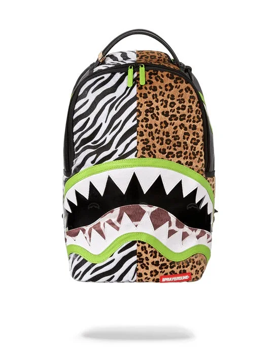 Sprayground Backpack SAFARI CUT White