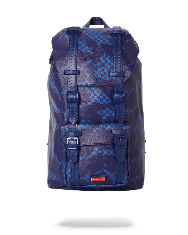 Sprayground Backpack THE HILLS CAMO BLUE Purple