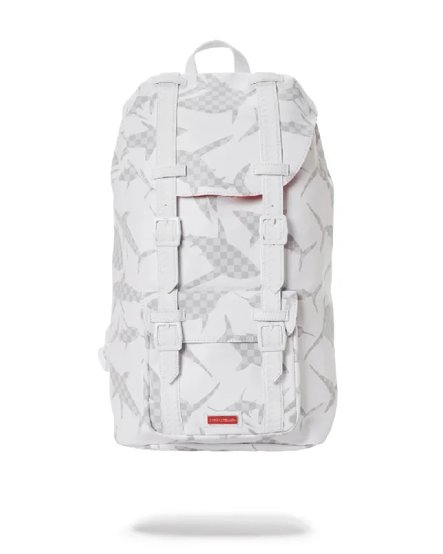 Sprayground Backpack THE HILLS SHARK PATTERN White