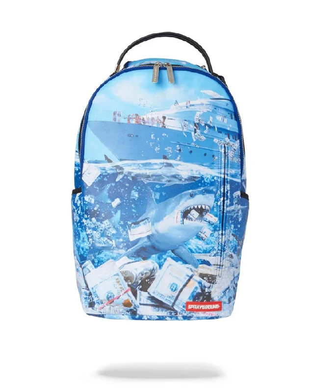 Sprayground Backpack THE SHARK OF WALL STREET BACKPACK Blue