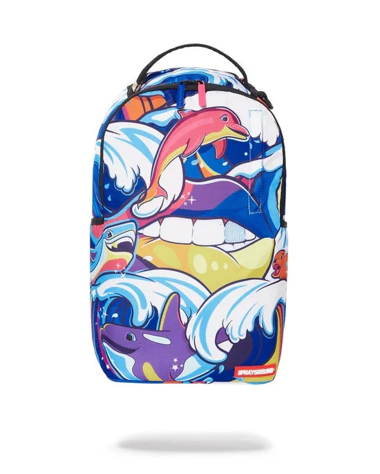 Sprayground Backpack TSUNAMI DLX BACKPACK Blue