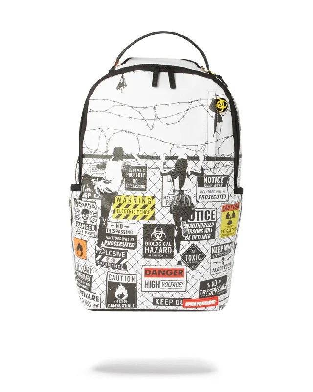 Sprayground Backpack WE ARE THE KIDS YOUR PARENTS WARNED YOU ABOUT White