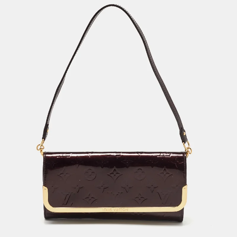 Louis Vuitton Amarante Monogram Vernis Rossmore Mm Bag