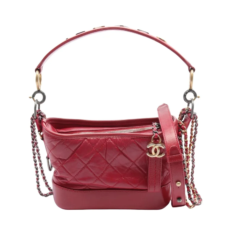 Chanel Gabrielle  Leather Shoulder Bag (Pre-Owned)