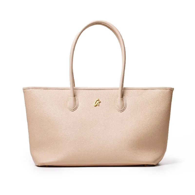 PEBBLE TOTE BAG NUDE