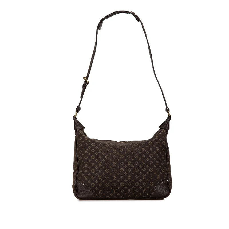 Black Louis Vuitton Monogram Mini Lin Boulogne Shoulder Bag