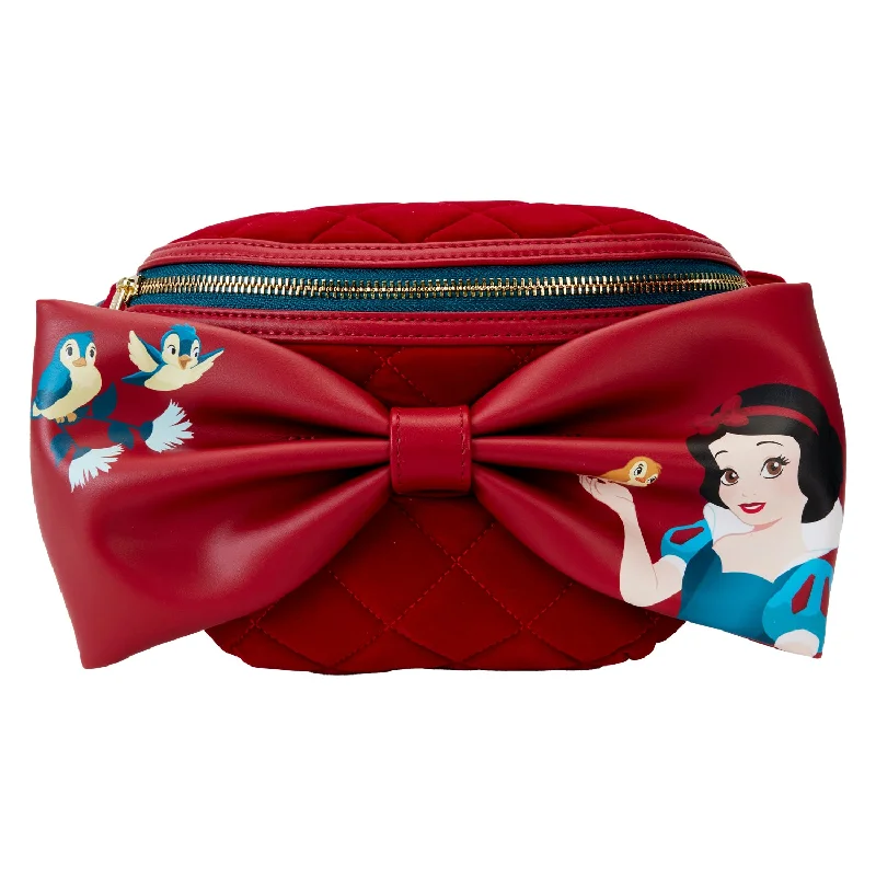 Disney Snow White Classic Bow Velvet Belt Bag