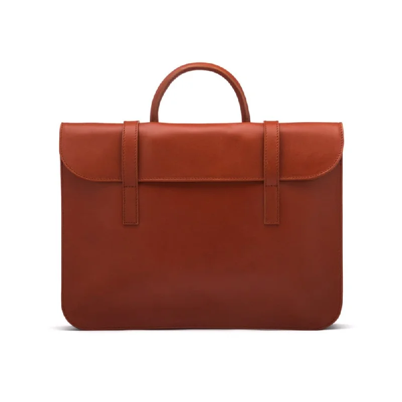 Luxury Leather Music Bag - Havana Tan