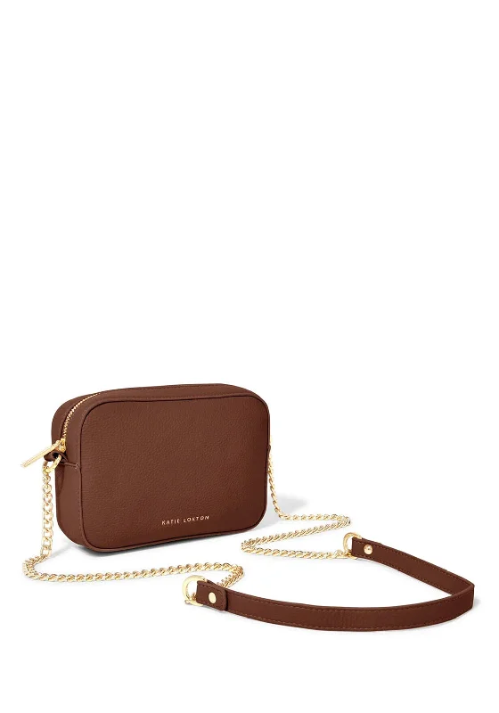 Katie Loxton Millie Mini Crossbody Bag, Chocolate