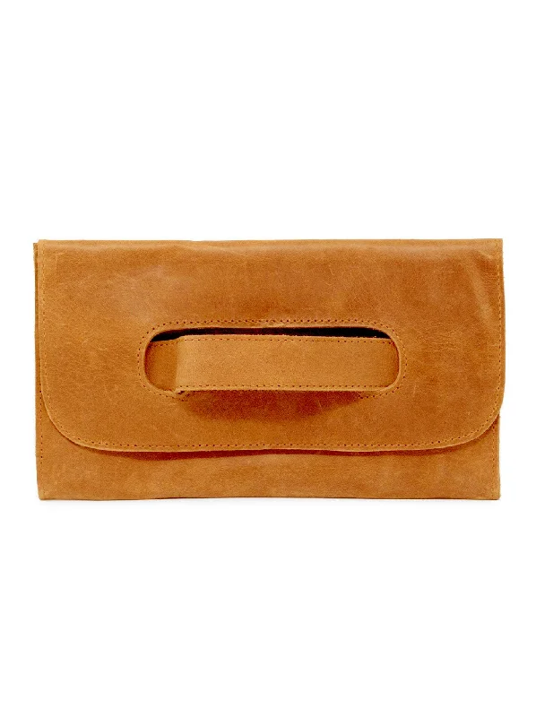 Able Mare Handle Clutch - Cognac