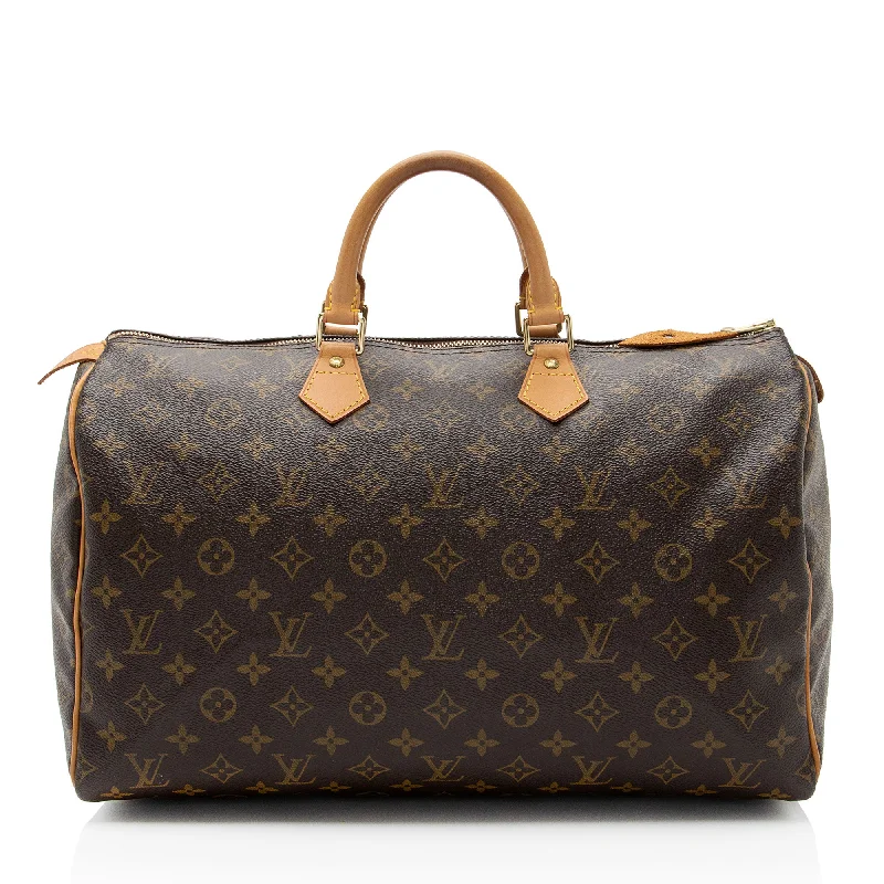 Louis Vuitton Vintage Monogram Canvas Speedy 40 Satchel (SHF-tz2MsO)