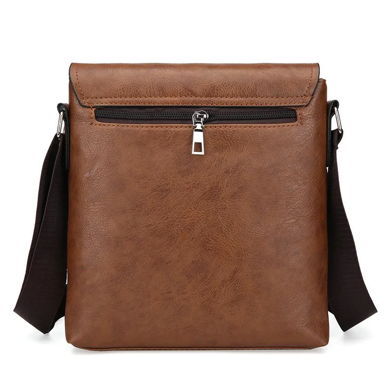 Men's Leather Messenger Bag